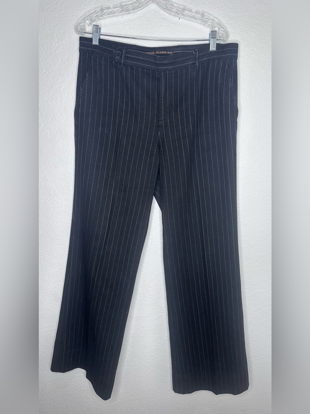 Ralph Lauren Black Pinstripe Dress Pants 12